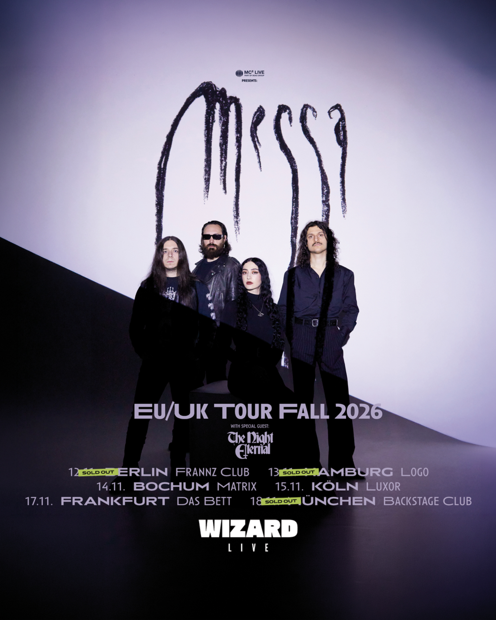 MESSA – EU/UK Tour Fall 2026