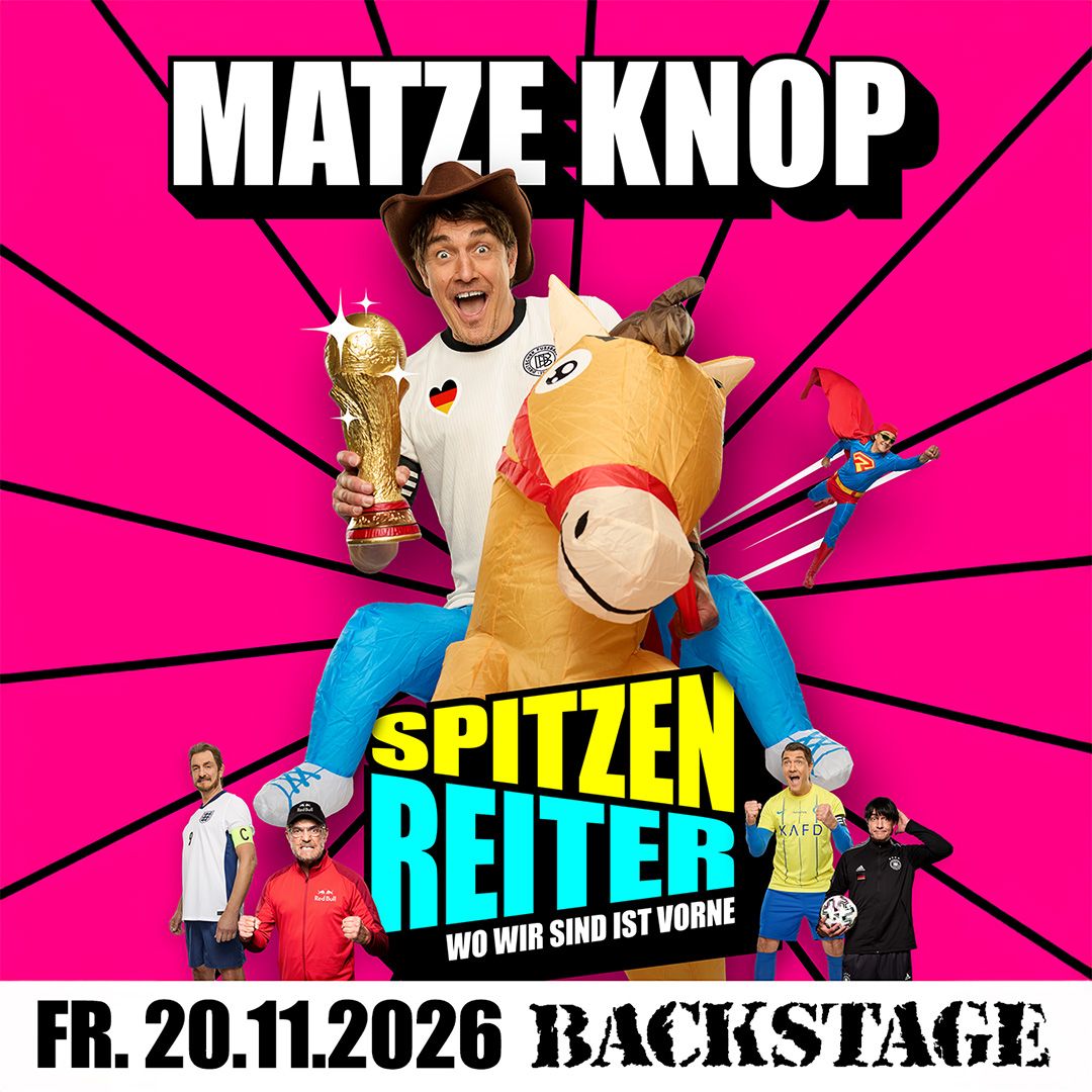 Matze Knop – "Spitzenreiter" Premiere Tour 2026
