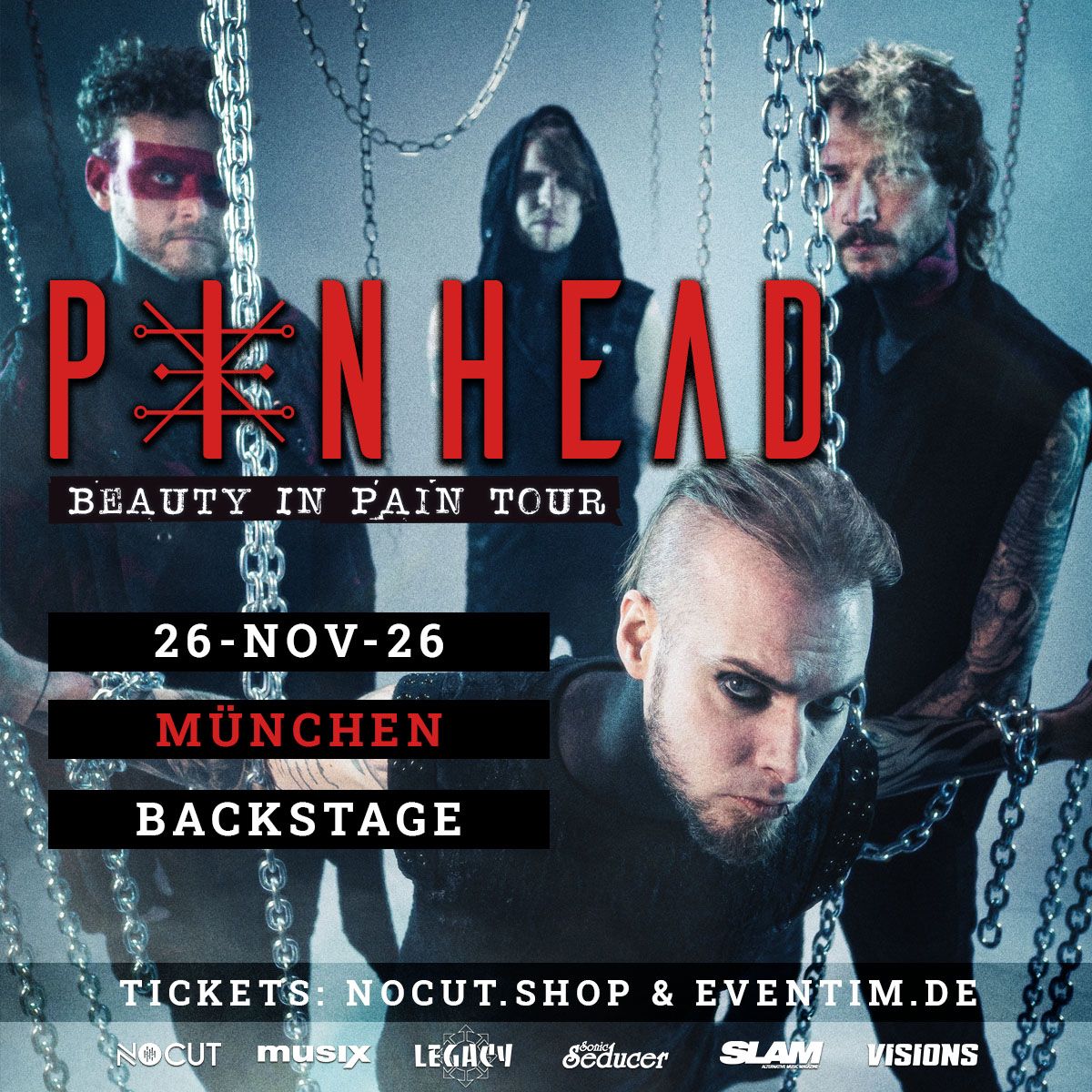 PINHEAD – Beauty In Pain Tour