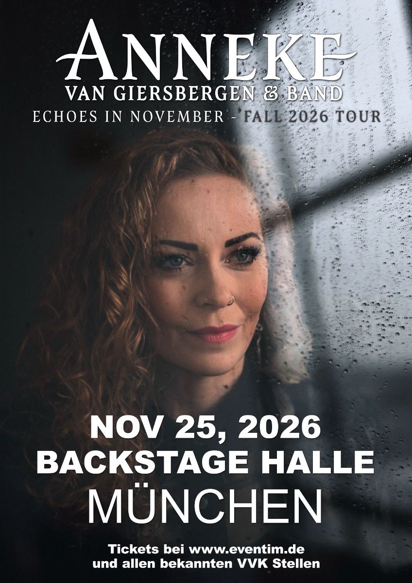 Anneke van Giersbergen & Band – Echoes in November – Tour 2026